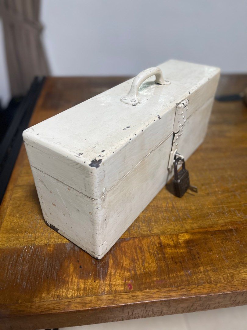 Vintage style tool box, Furniture & Home Living, Home Decor, Other Home