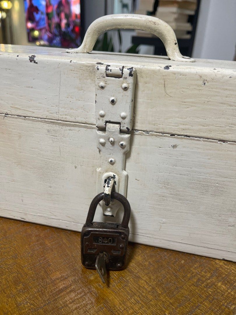 Vintage style tool box, Furniture & Home Living, Home Decor, Other Home