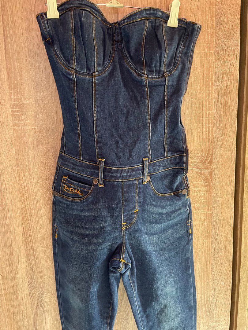 Von dutch denim jumpsuit clearance