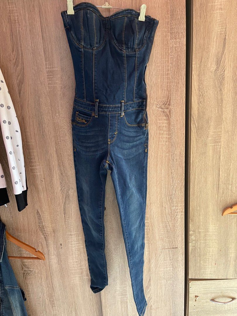 Von dutch denim jumpsuit cheap