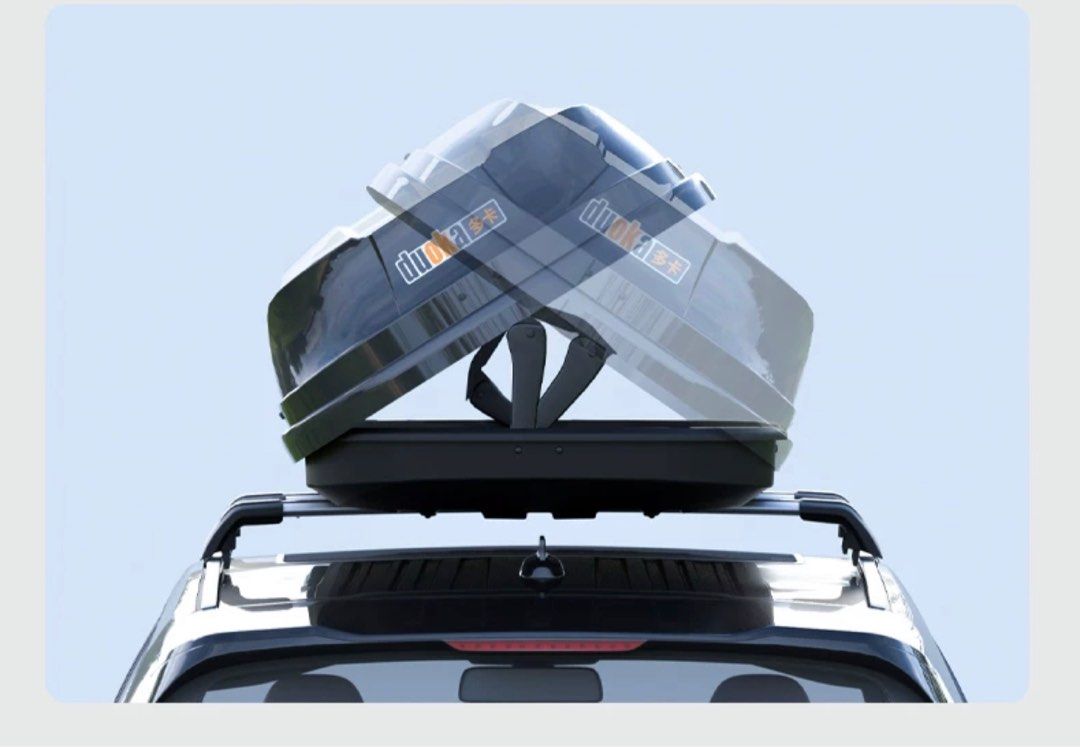 White Carroof storage box (rental) available , Car Accessories