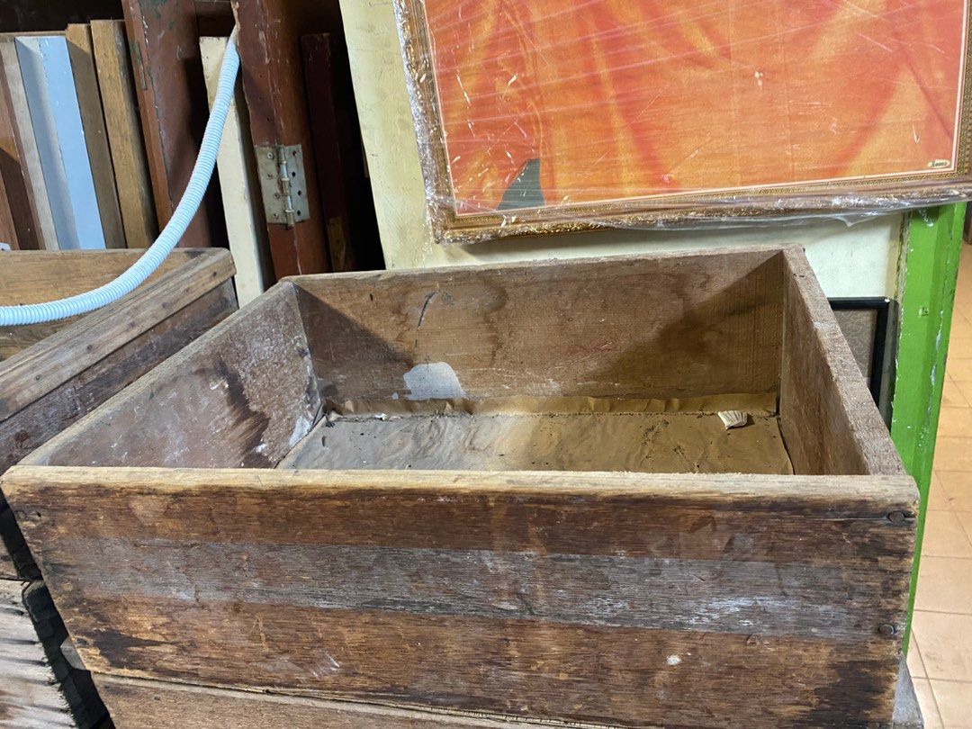 Wooden Cracker Boxes, Furniture & Home Living, Outdoor Furniture on