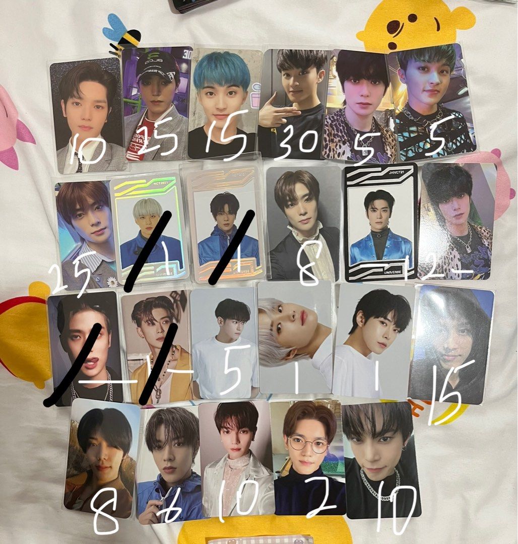 wts nct 127 misc photocard pc smcu universe photobook jewel case mumo