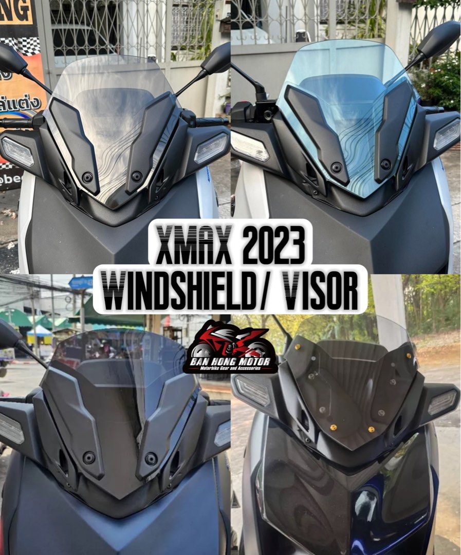 XMAX 2023 Windshield XMAX Visor, Motorcycles, Motorcycle Accessories on