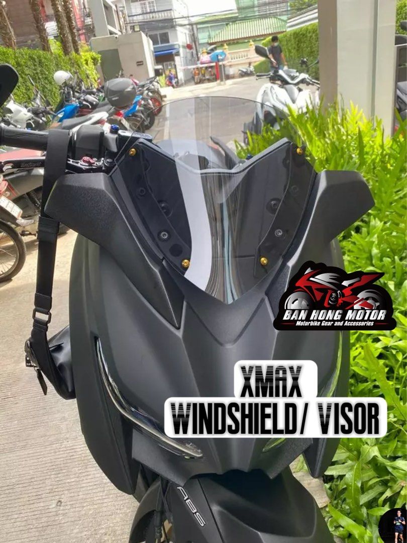 Xmax Windshield Visor, Motorcycles, Motorcycle Accessories on Carousell