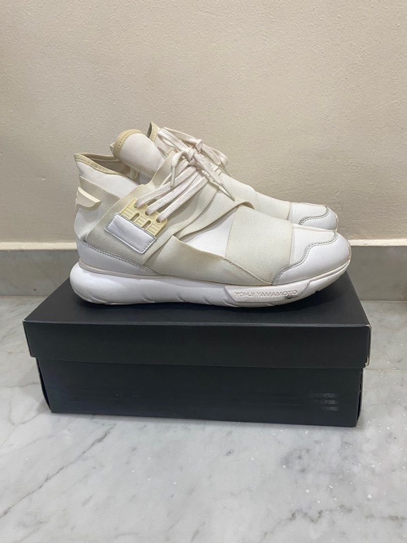 Y3 Qasa High triple white STEAL