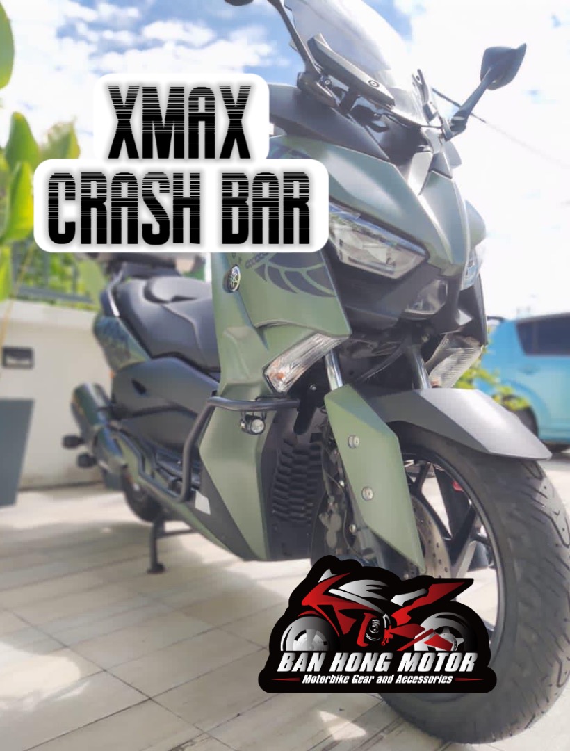 YAMAHA XMAX Crash Bar, Motorcycles, Motorcycle Accessories on Carousell