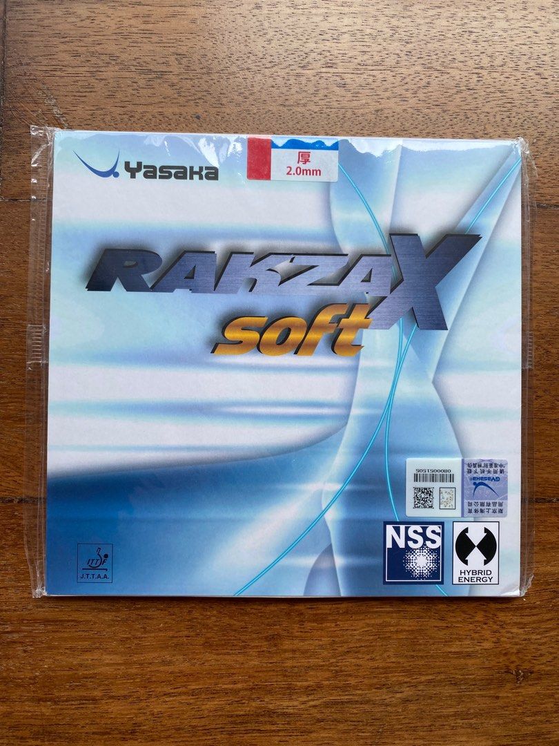 Yasaka Rakza X Soft 2.0mm, Sports Equipment, Sports & Games, Racket ...