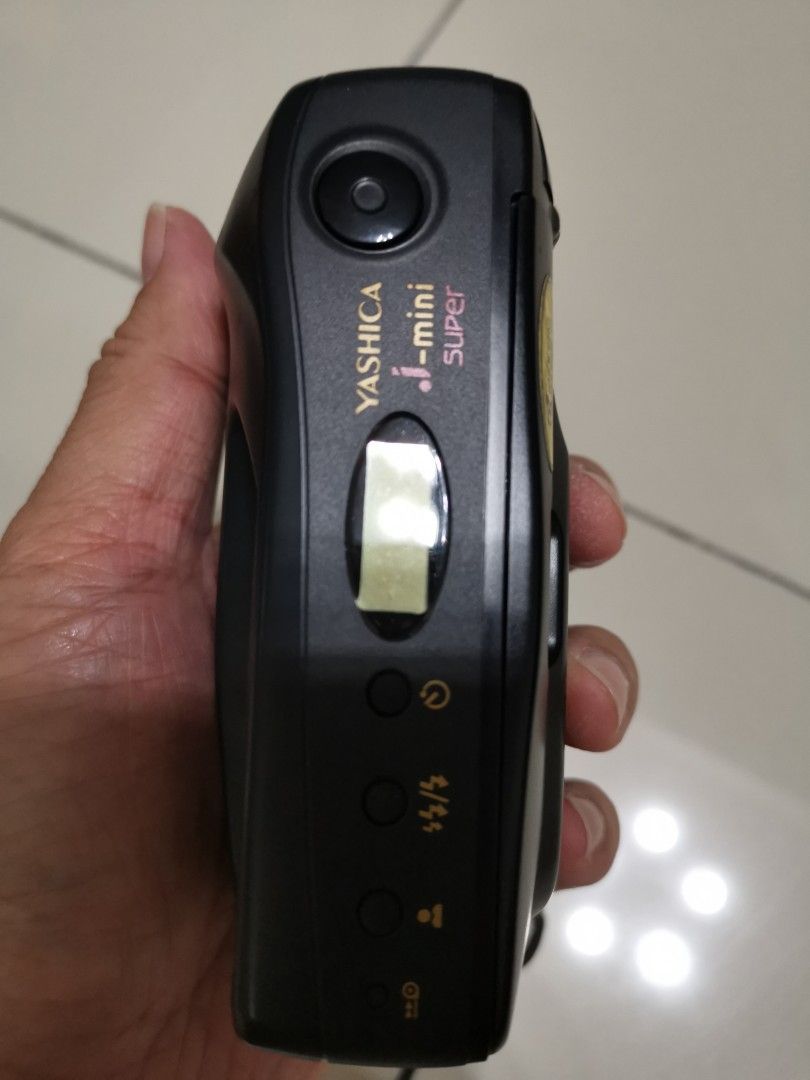 Appareil Photo Compact Yashica J-mini Super AF – 32mm F/3.5, Argentique 35mm – Testé Et Fonctionnel (noir)