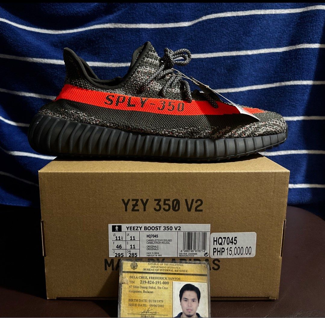 Yeezy 350 V2 Carbon Beluga US11.5 On Hand Men s Fashion