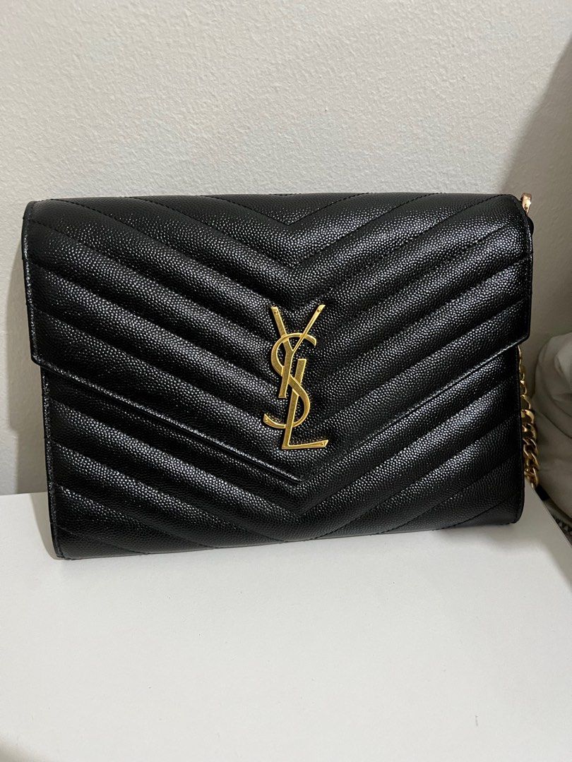 YSL envelope clutch