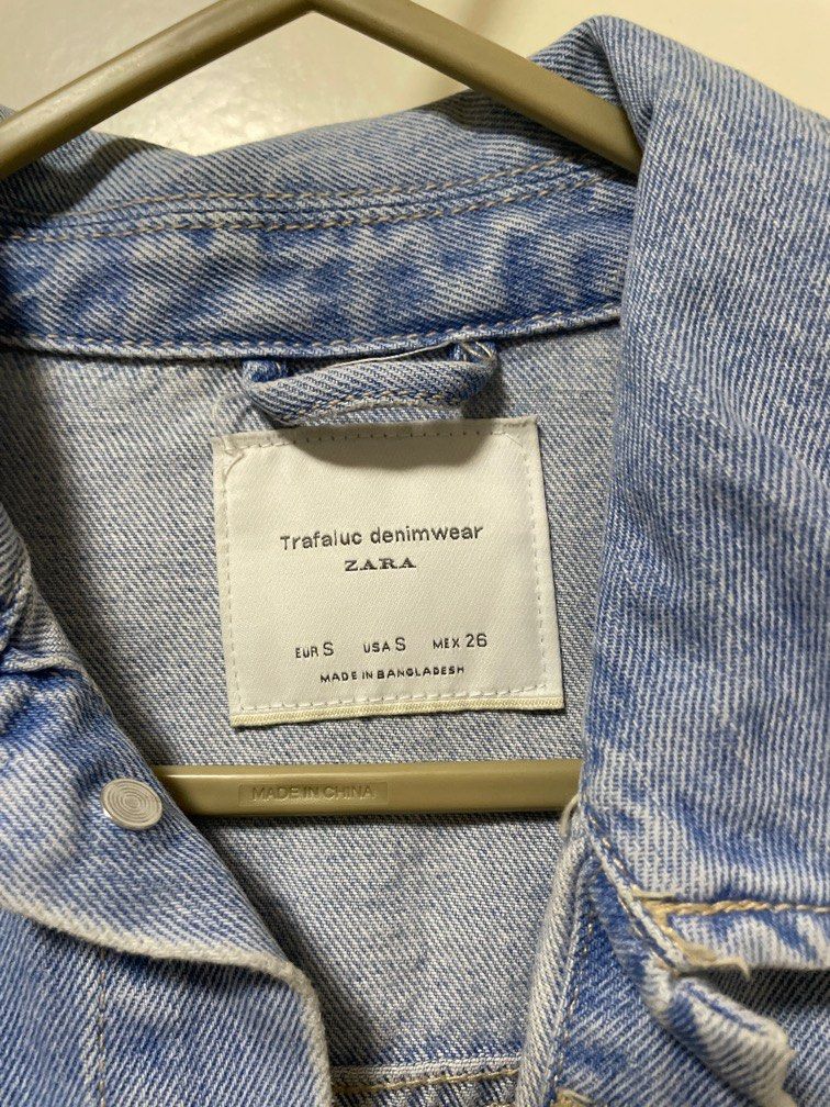 Zara light denim jacket with inside pocket, Women's Fashion, Coats