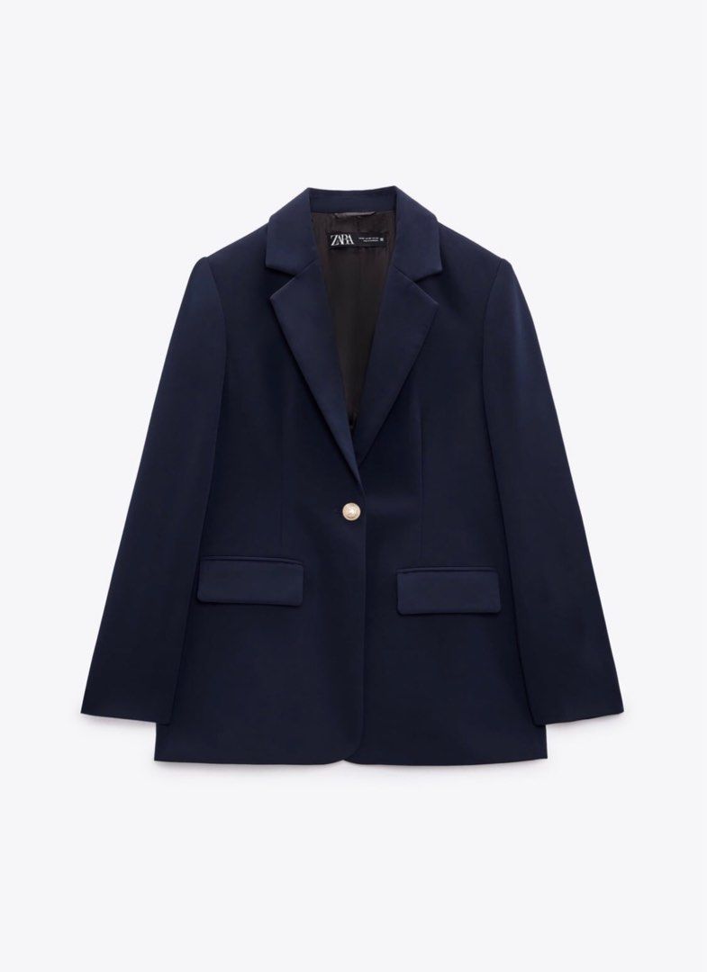 Navy Blue Tailored Blazer