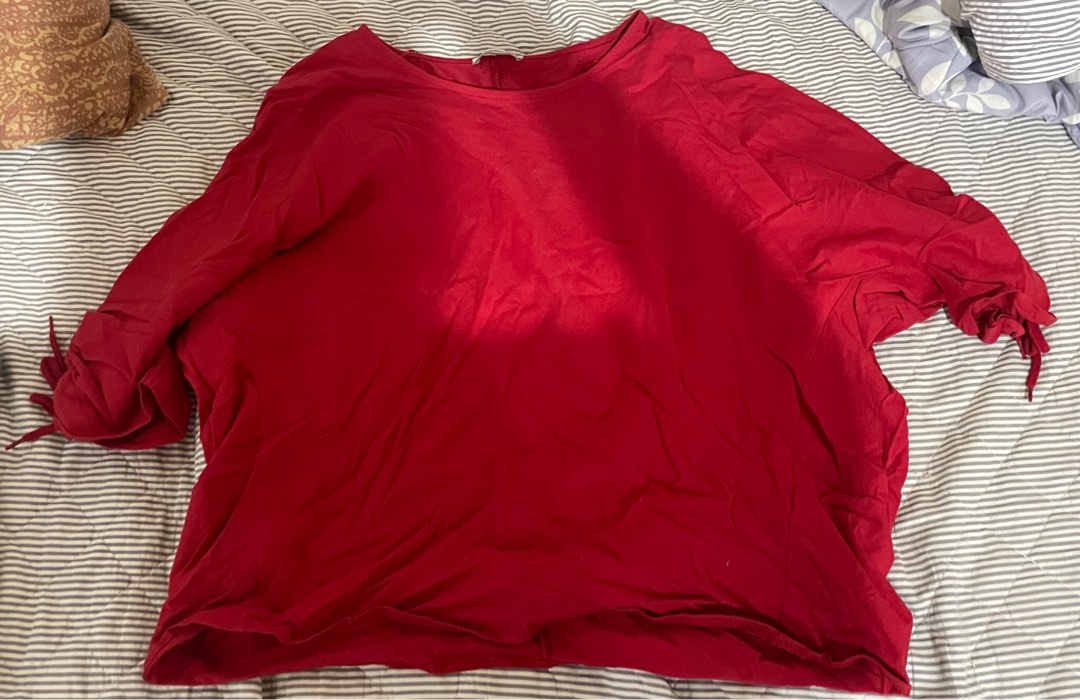 Zara Red Top on Carousell
