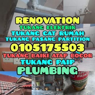 010575503 Azmin Tukang Cat Rumah Renovation Tukang Baiki Bumbung Bocor Ampang