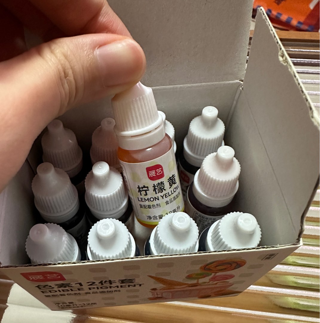 12 Colors 10ML Edible Pigment Cream Food Coloring Ingredients Cake ...