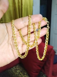 14k chunky gold necklace