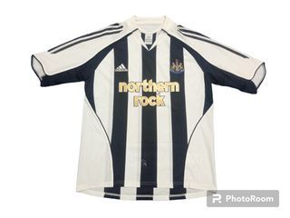 adidas Newcastle United 1995-1996 Away Ginola 14 Jersey - USED Condition  (Great) - Size L