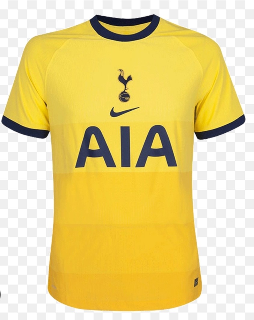 Tottenham Hotspur Third baju bolasepak 2015 - 2016. Sponsored by AIA