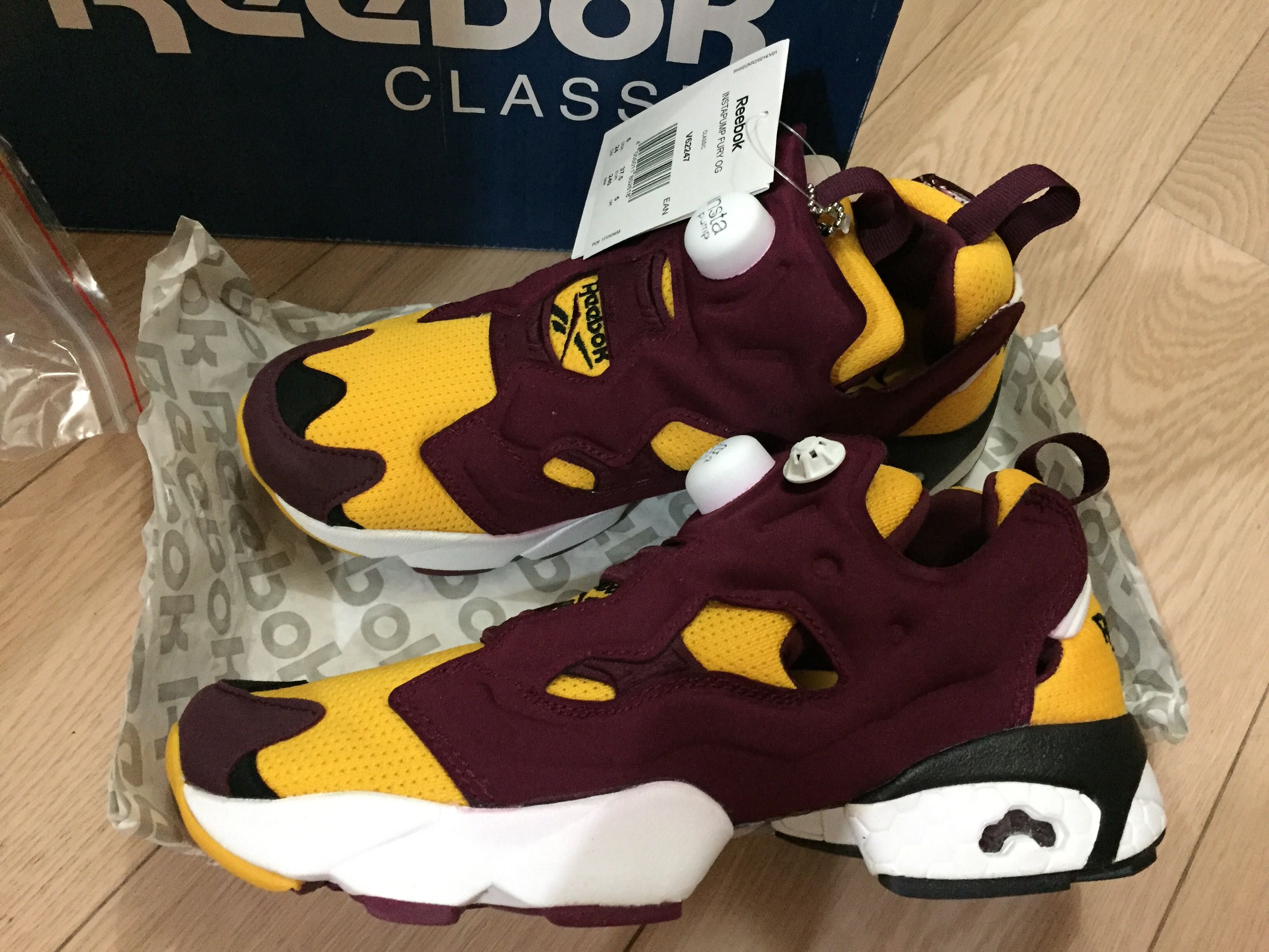 Reebok pump shop fury iron man
