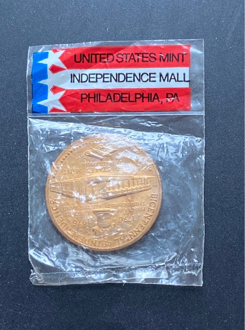罕見】接近50年前發行🇺🇸 美國獨立200週年紀念幣200th Anniversary of United States 1776-1976  Bicentennial of Independence., 興趣及遊戲, 收藏品及紀念品, 錢幣- Carousell
