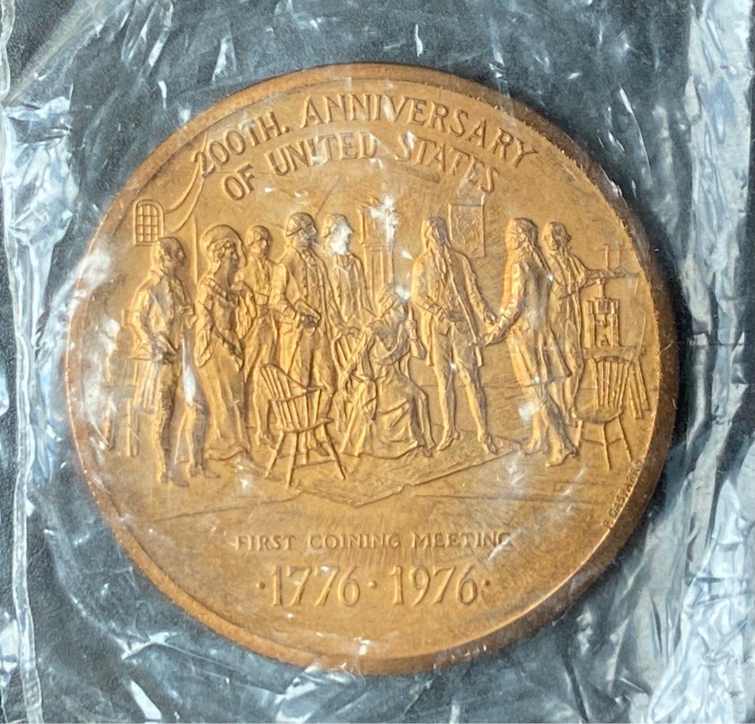 罕見】接近50年前發行🇺🇸 美國獨立200週年紀念幣200th Anniversary of United States 1776-1976  Bicentennial of Independence., 興趣及遊戲, 收藏品及紀念品, 錢幣- Carousell