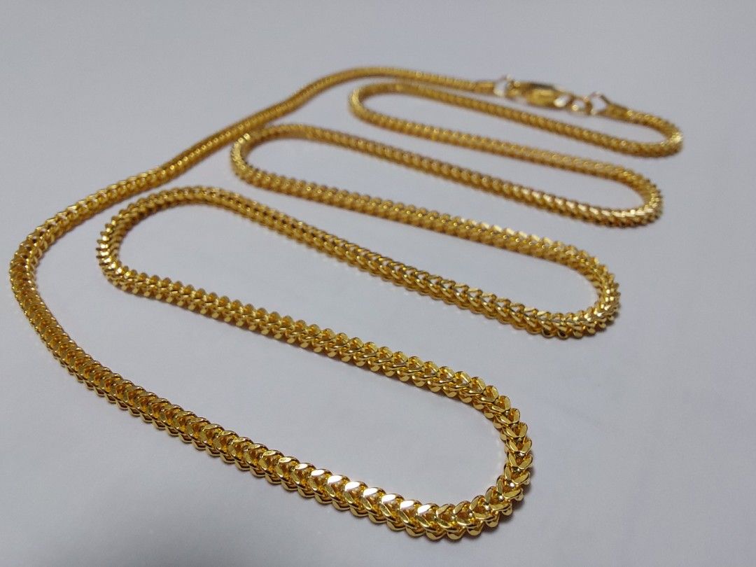 Gold chain box designs for mens online