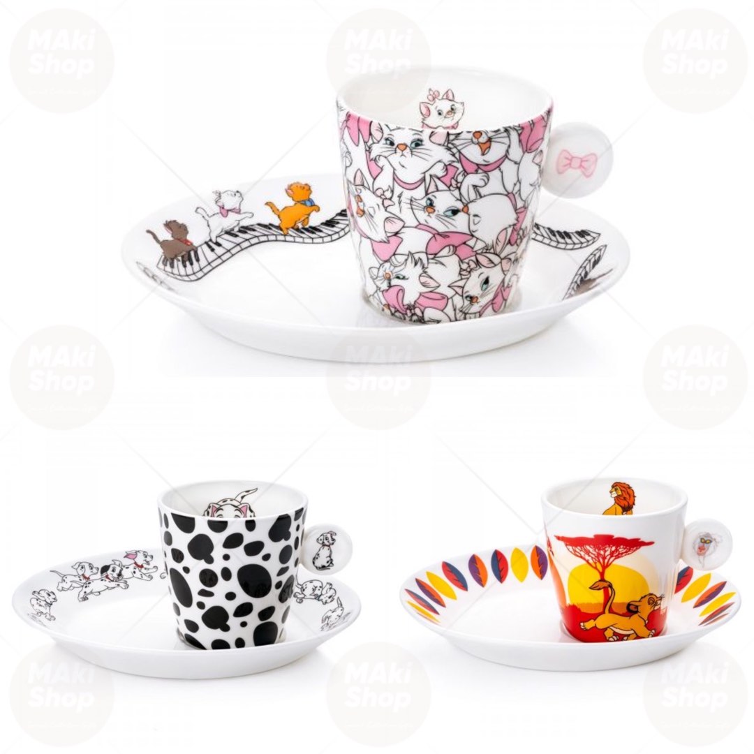 English Ladies Disney Aristocats Espresso Cup & Saucer Set