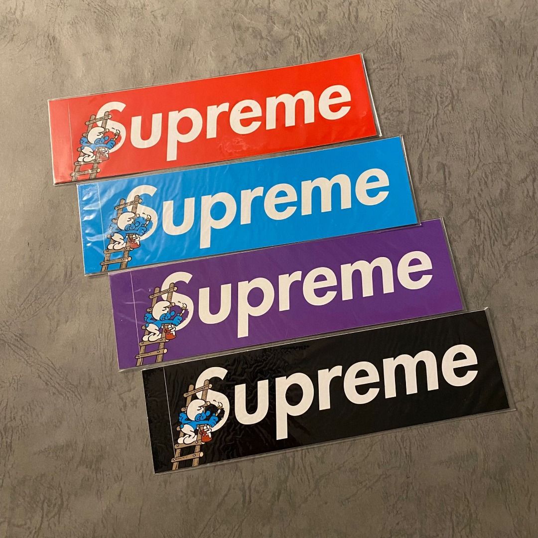 Supreme 2025 smurf sticker