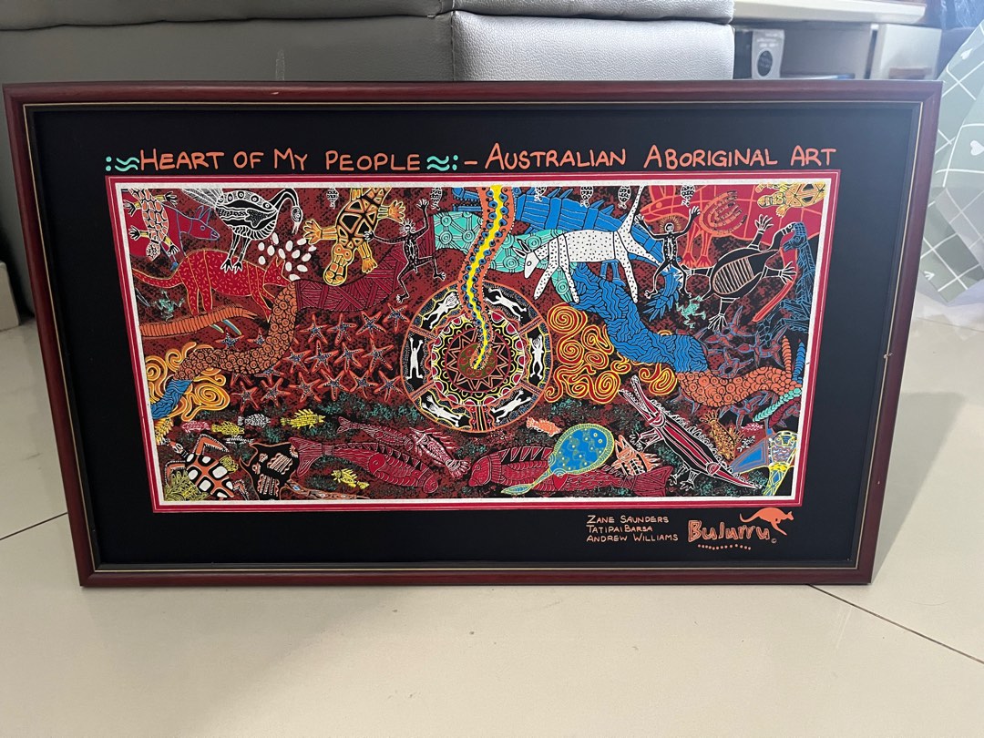 Aboriginal Art Picture, Furniture & Home Living, Home Decor, Frames