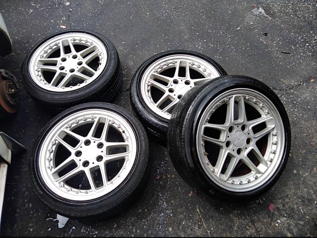 Schnitzer Type 3 Racing rims 17", Auto Accessories on Carousell