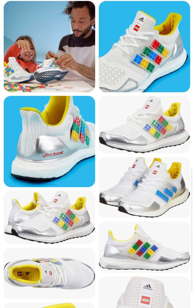 Addidas Ultraboost DNA x LEGO US 10 UK 10 F44.5 new in box customise your own shoe SOLD OUT
