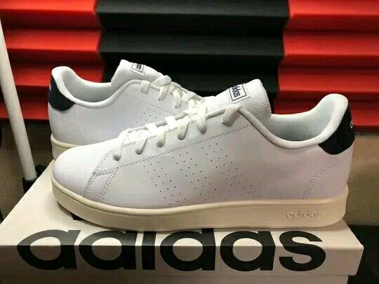 Adidas Advancourt K Black White Men s Fashion Footwear Sneakers on Carousell