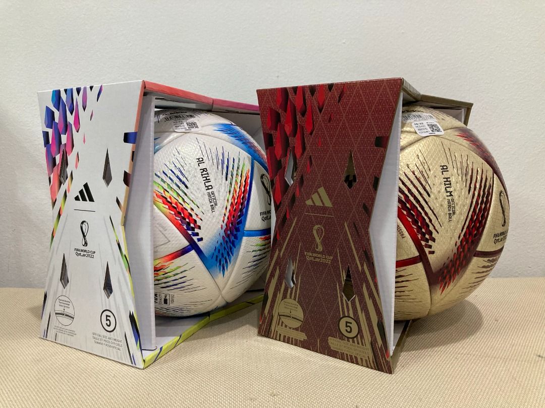 adidas Al Rihla and Al Hilm Pro Football World Cup 2022 match ball 