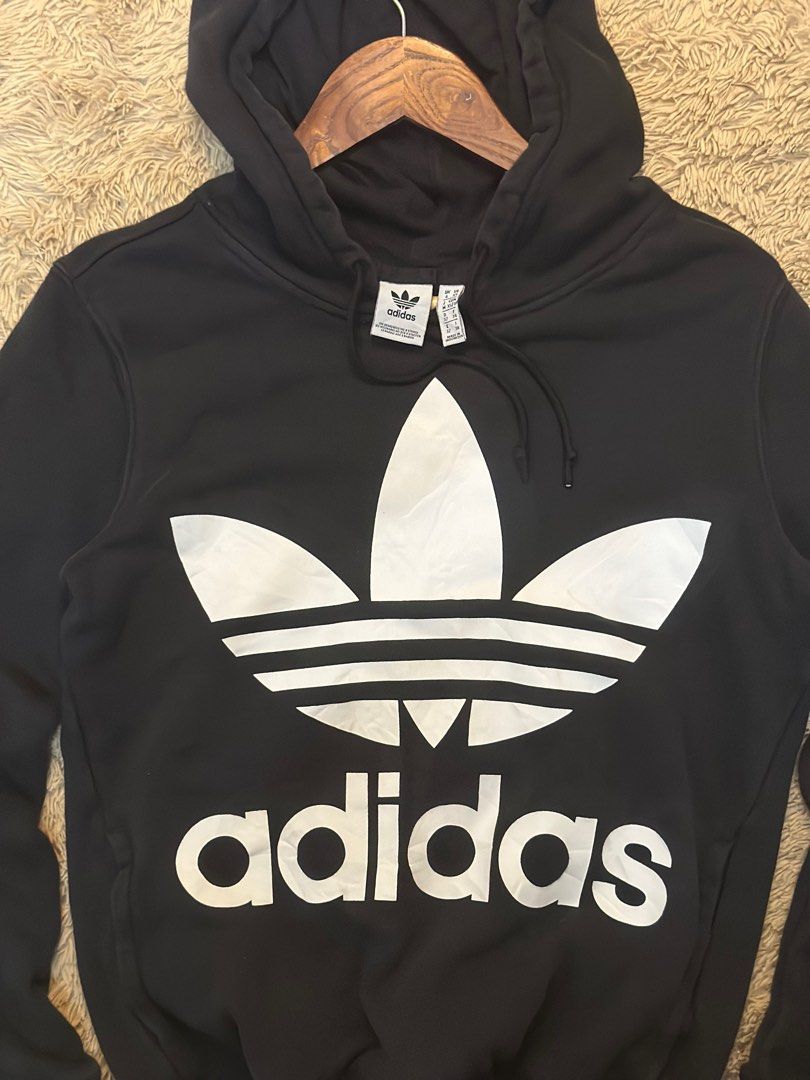 Adidas big logo hoodie top