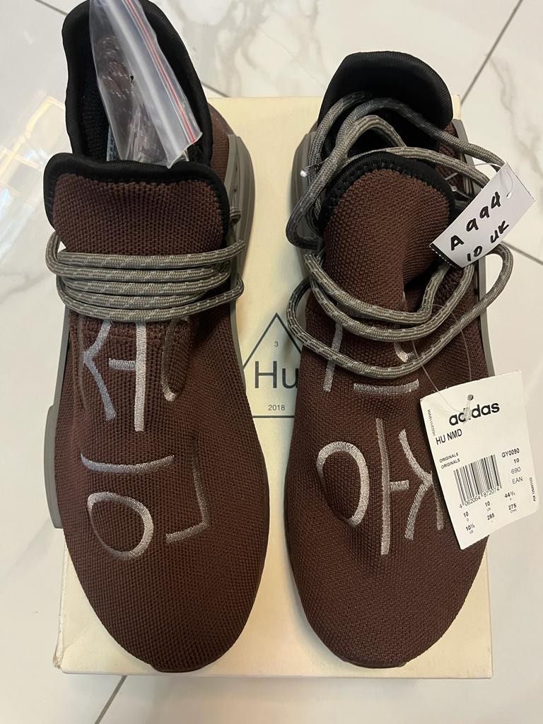 Adidas Pharrell x NMD Human Race Chocolate, Men's Fashion, Footwear,  Sneakers on Carousell