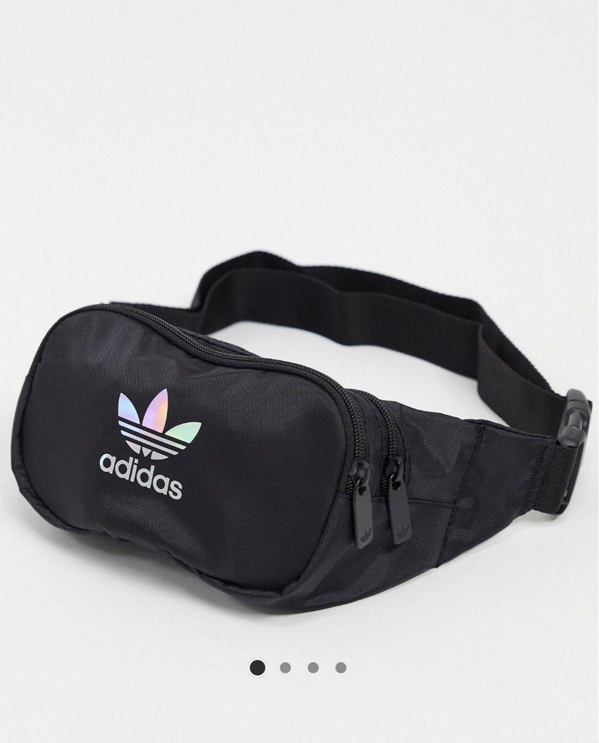 Adidas originals trefoil bumbag in black discount