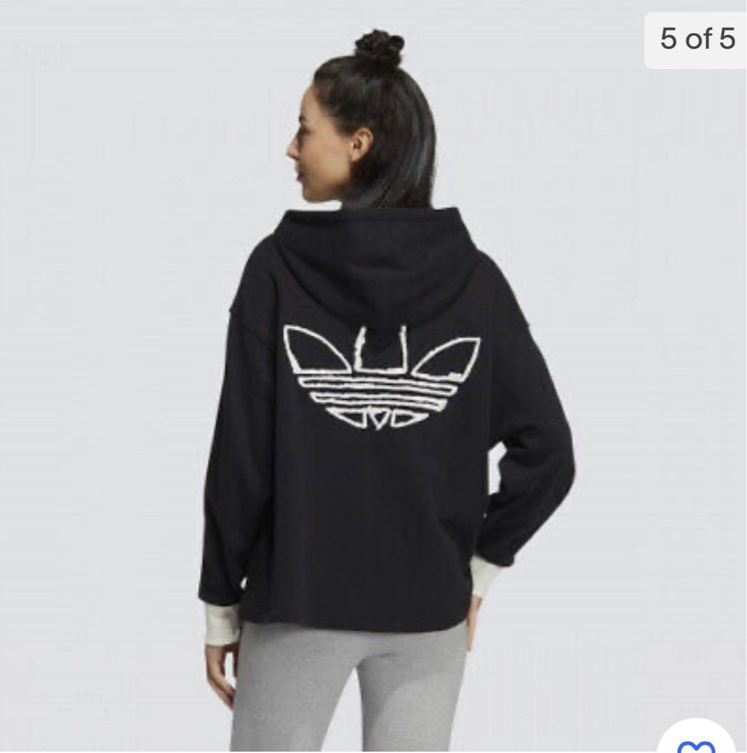 Adidas zipper hoodie on sale women's