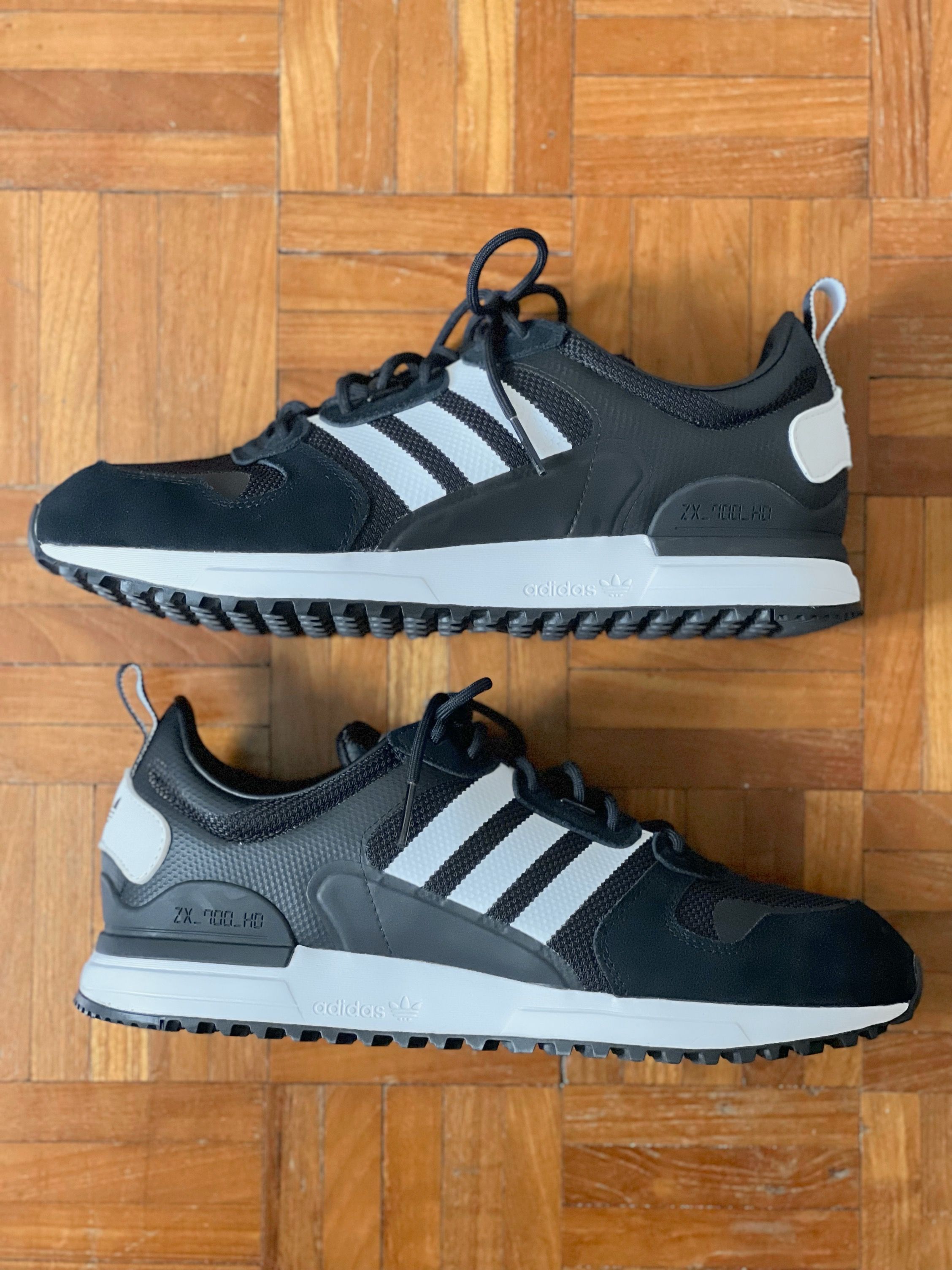 Adidas ZX 700 HD Black White US11 UK10.5 EU45.5
