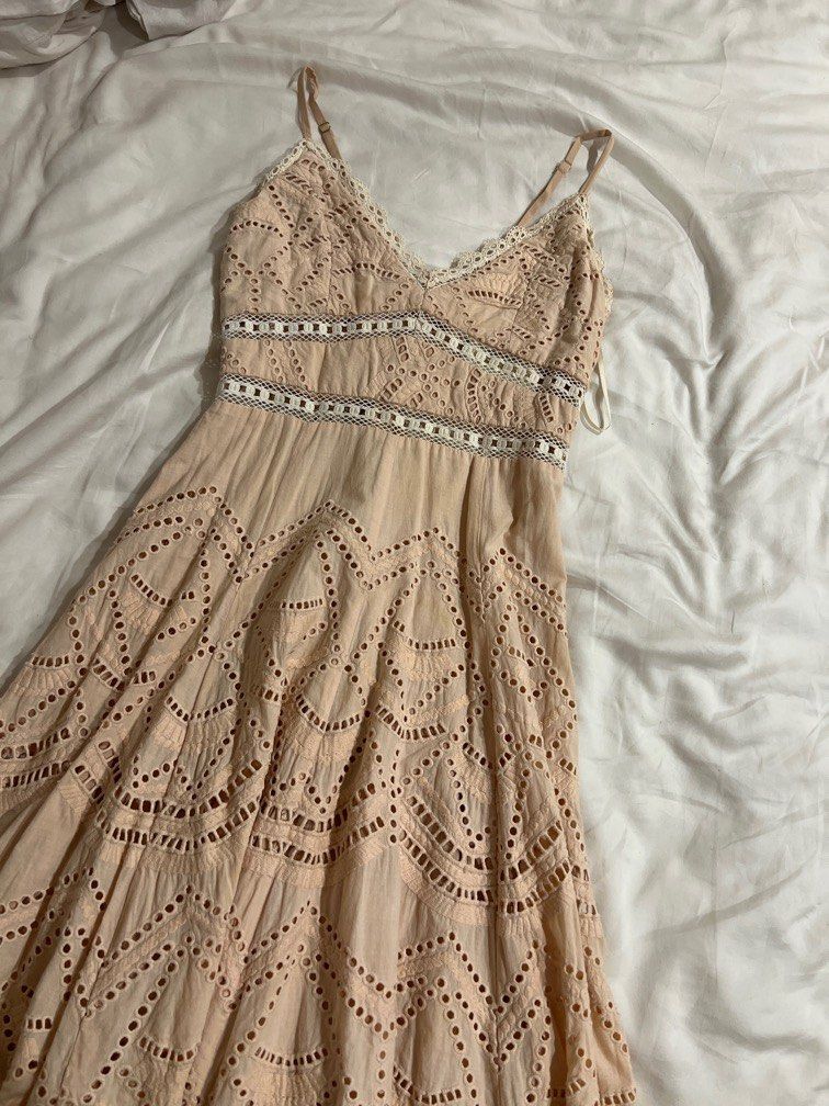 Aijek nude summer dress love bonito Zara sheike asos Lovet