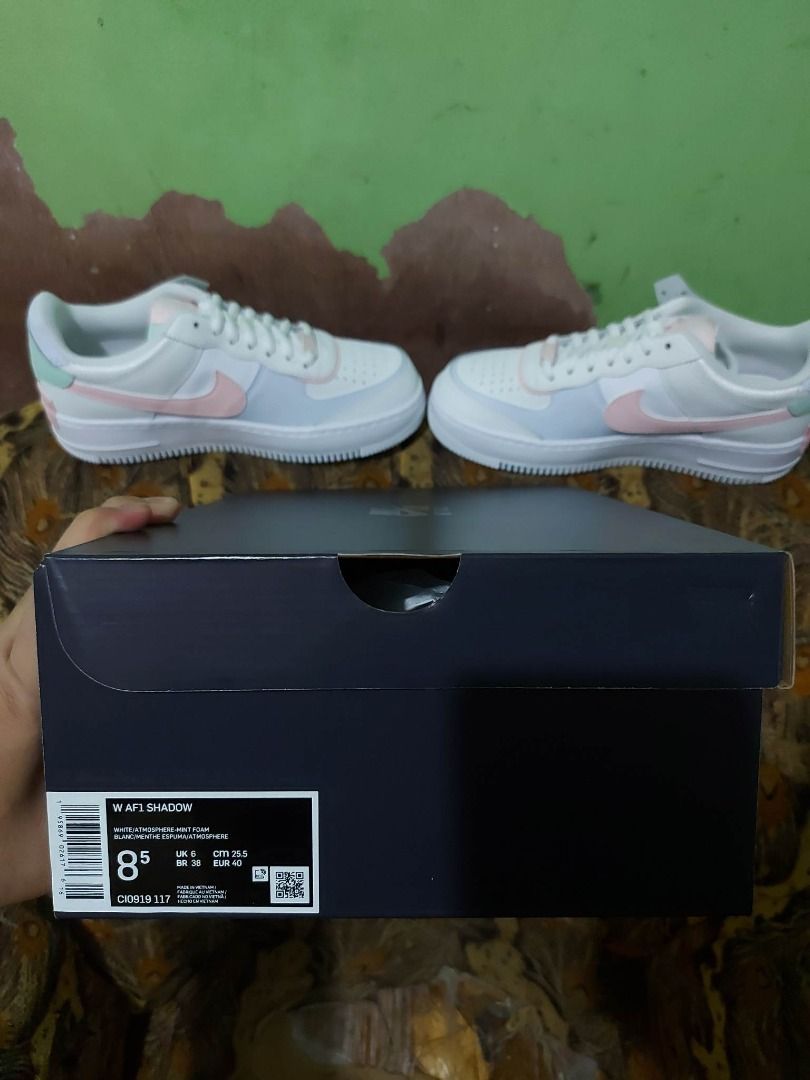 Nike Air Force 1 Shadow Women's 'White Atmosphere Mint' size 9w