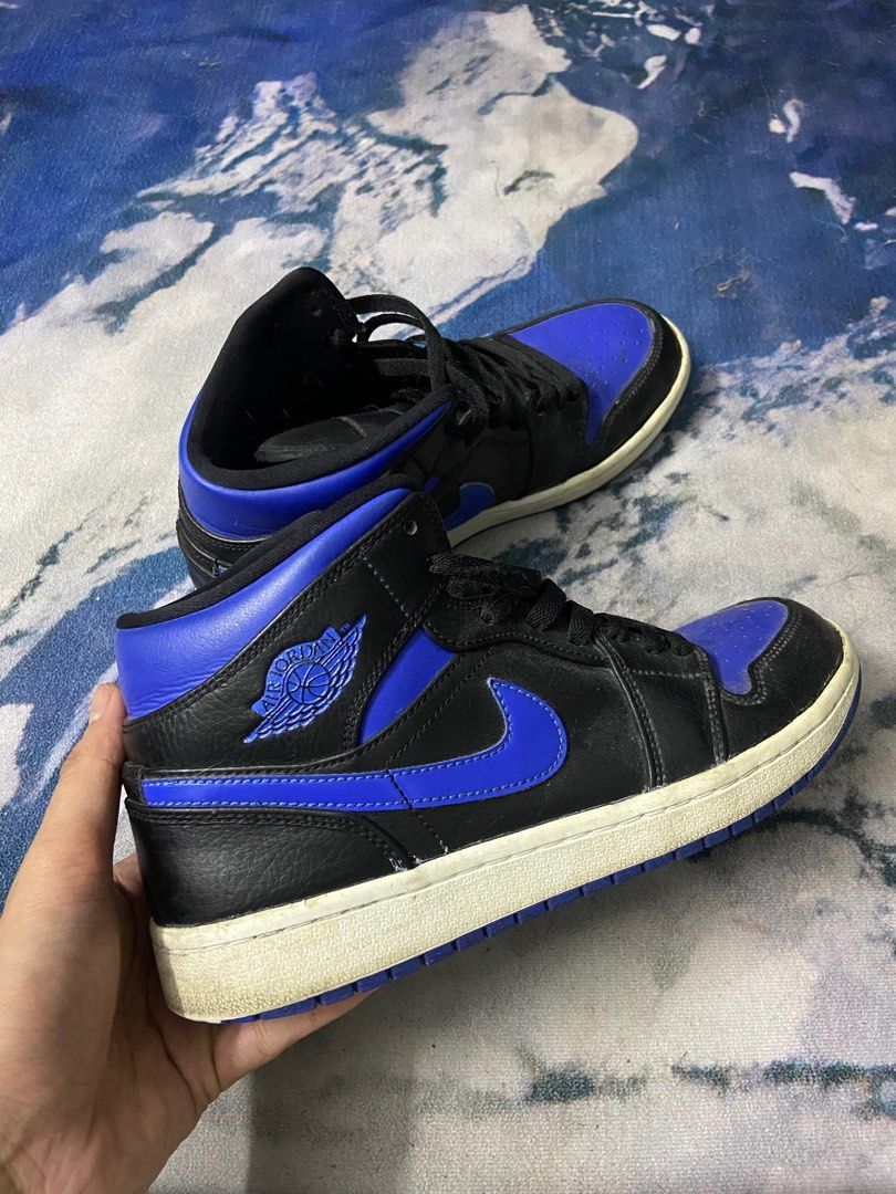 Aj Mid Royal Blue Men s Fashion Footwear Sneakers on Carousell