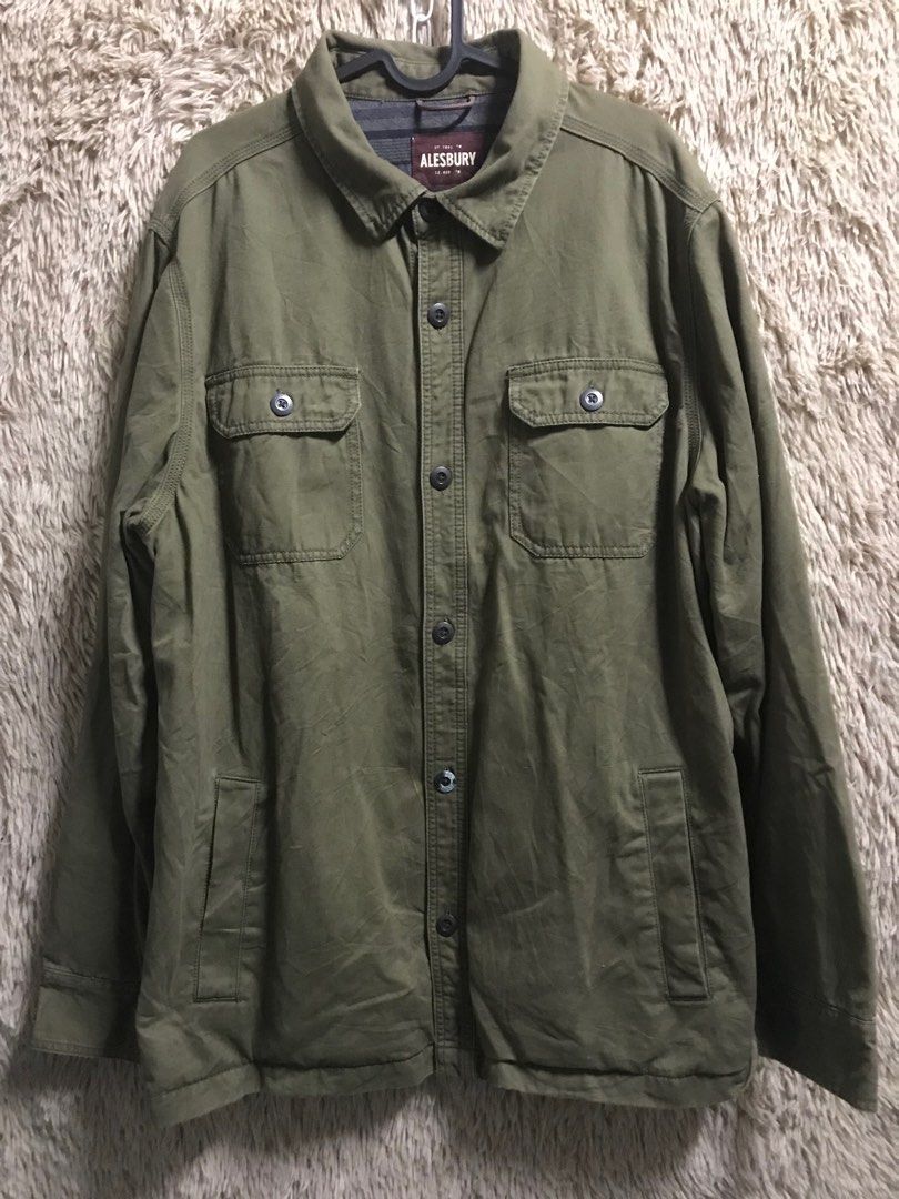 Alesbury military shirt jacket sales