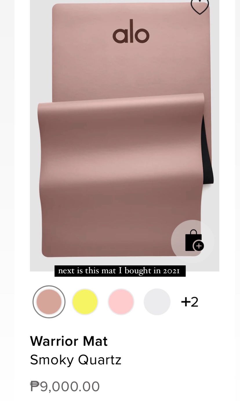 Alo Yoga Warrior Mat on Carousell