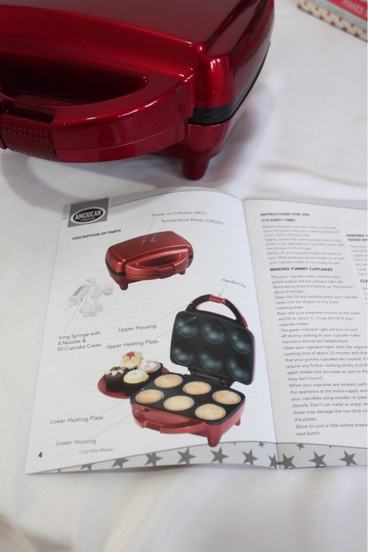 American Originals Cupcake Maker (Full Set), Furniture & Home Living