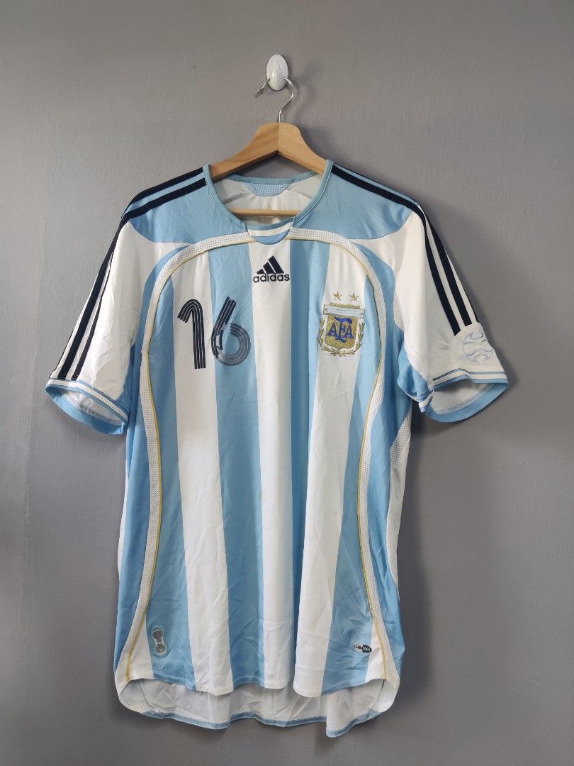 Argentina Home 2006 Shirt – Pablo Aimar #16 Retro Jersey