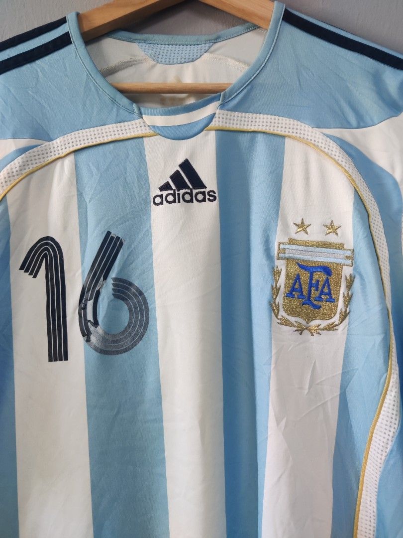 Argentina Home 2006 Shirt – Pablo Aimar #16 Retro Jersey