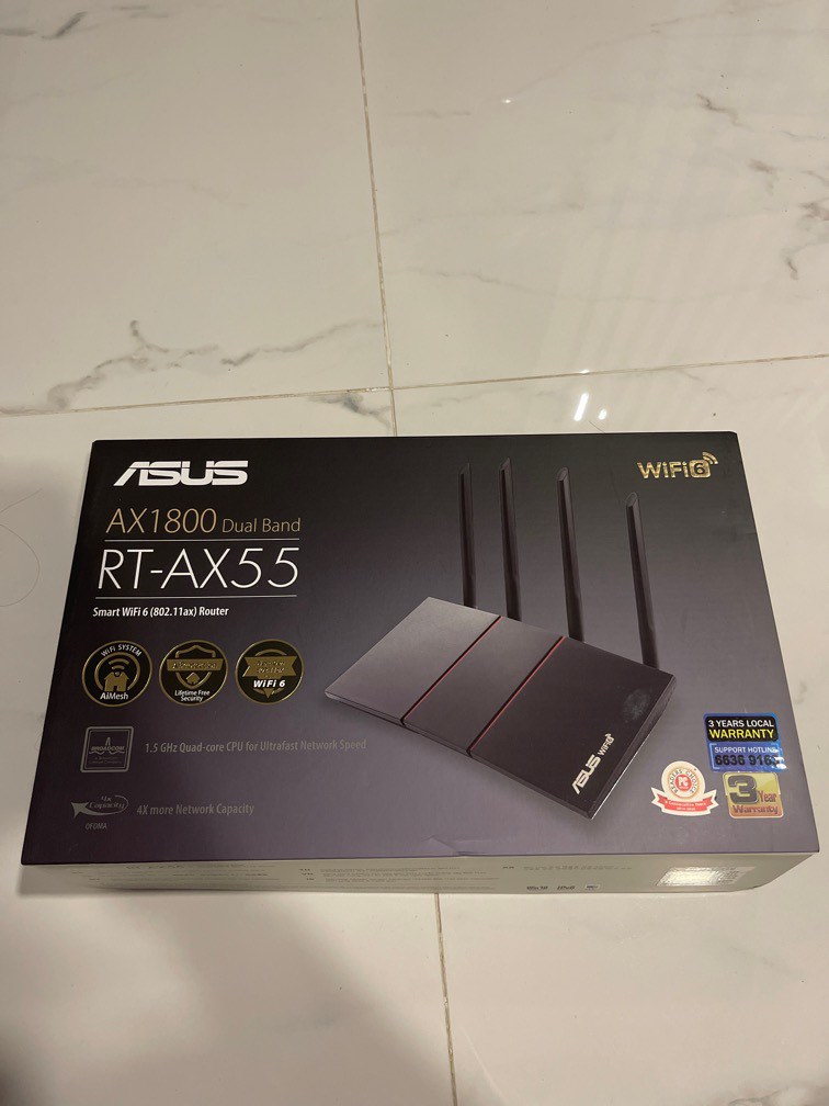 ASUS RT-AX55 Router, Computers & Tech, Parts & Accessories, Networking ...