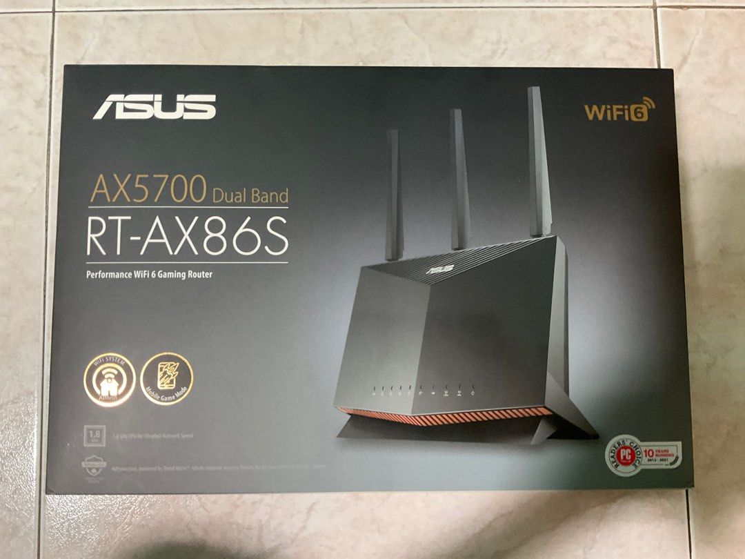 Asus RT-AX86S WiFi 6 Gaming Router63223792377475115