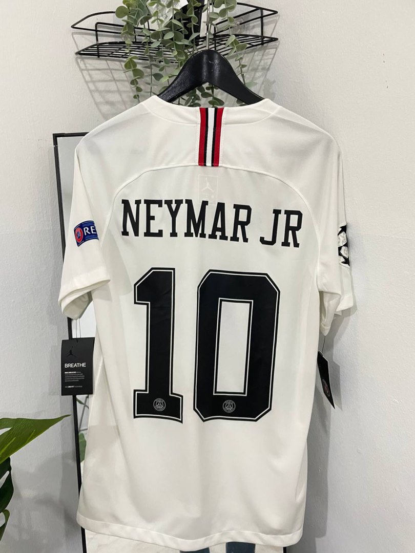 Authentic BNWT PSG Neymar 2018 19 Home soccer football jersey kit